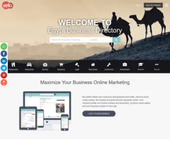 Egyptyello.com(Egypt Business Directory) Screenshot