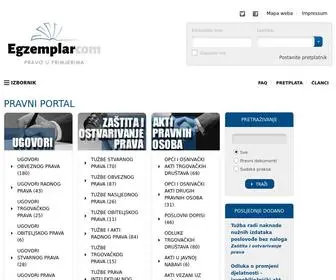Egzemplar.com(Ortaštvu) Screenshot