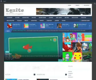 Egzite.com(World of Exciting games) Screenshot