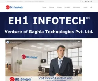 EH1Infotech.com(Six Weeks 6 Months Industrial Training in Chandigarh Mohali) Screenshot