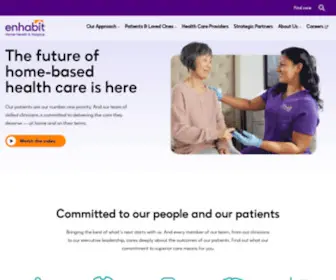 Ehab.com(Enhabit Home Health & Hospice) Screenshot