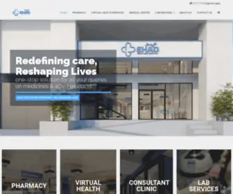 Ehad.com.pk(HEALTHCARE SERVICES UNDER ONE ROOF) Screenshot