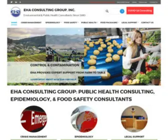 Ehagroup.com(EHA Consulting Group) Screenshot