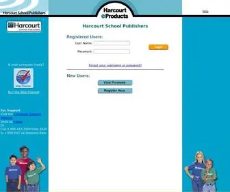 Eharcourtschool.com(Has been retired) Screenshot