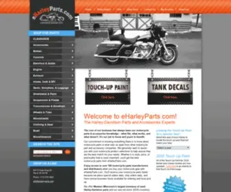 Eharleyparts.com(A Division of Signature Cycles) Screenshot