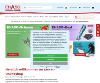 Ehaso.de(EHASO Hundepflege) Screenshot