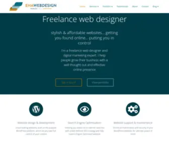 Ehawebdesign.com(Freelance web designer & developer) Screenshot