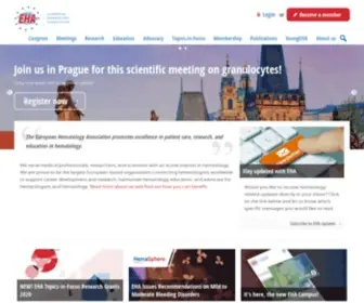 Ehaweb.org(The European Hematology Association (EHA)) Screenshot
