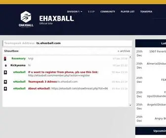 Ehaxball.com(Haxball Community) Screenshot