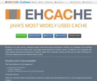 Ehcache.org(Ehcache) Screenshot