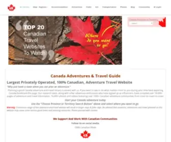Ehcanadatravel.com(Canada Adventure Travel) Screenshot