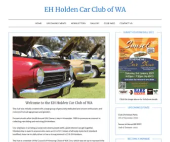 Ehcarclubwa.org.au(EH Holden Car Club of WA) Screenshot