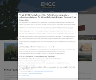 EHCC.se(EHCC Fastigheter AB) Screenshot