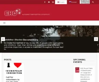 EHC.eu(The European Haemophilia Consortium (EHC)) Screenshot