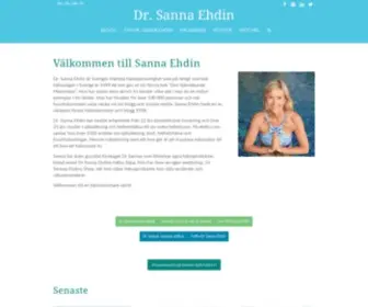 Ehdin.com(Dr Sanna Ehdin) Screenshot