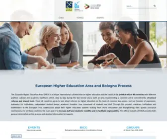Ehea.info(European Higher Education Area and Bologna Process) Screenshot