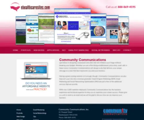 Ehealthcaresites.com(EHealth Care Sites) Screenshot