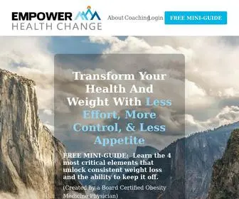 Ehealthchange.com(Empower Health Change Home) Screenshot