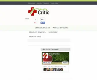 Ehealthcritic.com(Ehealthcritic) Screenshot