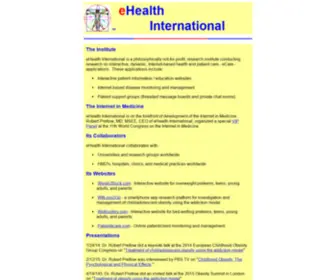 Ehealthintl.com(EHealth International) Screenshot