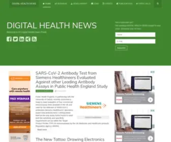 Ehealthnews.eu(DIGITAL HEALTH NEWS #1 Digital Health News Portal) Screenshot