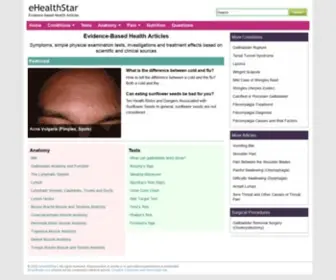 Ehealthstar.com(Evidence Based Health Articles) Screenshot