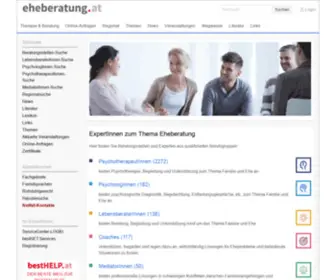 Eheberatung.at(Internet-Portal für Eheberatung) Screenshot