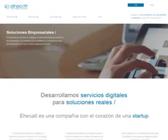 Ehecatl.com.mx(Servicios de Software) Screenshot