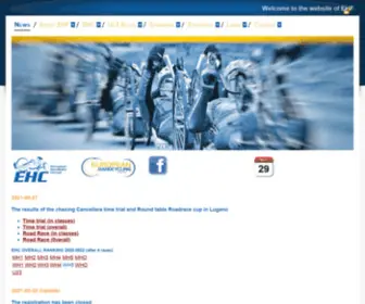 EHF-Ehc.eu(European Handcycling Federation) Screenshot