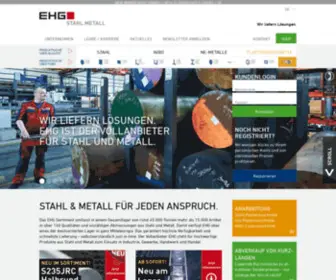 EHG-Stahl.com(EHG Stahl und Metall) Screenshot