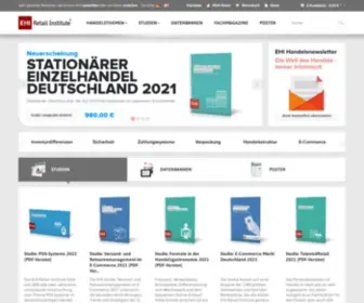 Ehi-Shop.de(Studien, Datenbanken und Fachmagazine für den Handel) Screenshot