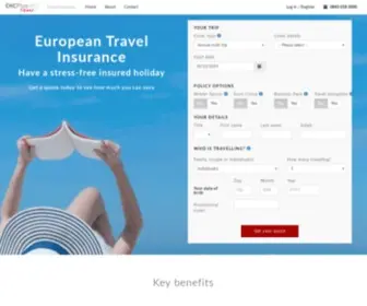 Ehicexpand.com(Expand Travel Insurance) Screenshot