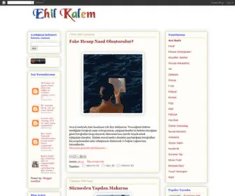 Ehilkalem.com(Ehil Kalem) Screenshot