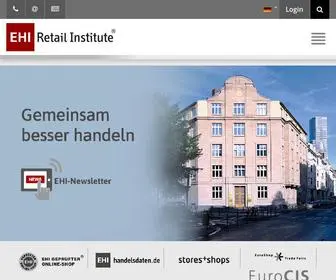 Ehi.org(EHI Retail Institute) Screenshot