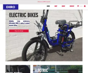 Ehiro.com.au(VINXS Delivery Ebike Melbourne) Screenshot