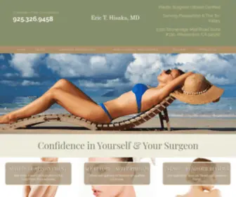 Ehisakamd.com(San Ramon Plastic Surgery Located in Pleasanton) Screenshot