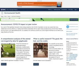 Ehjournal.net(Environmental Health) Screenshot
