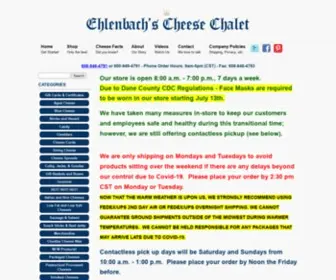 Ehlenbachscheese.com(Ehlenbach's Cheese Chalet De Forest WI) Screenshot