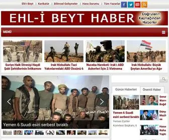 Ehlibeythaber.net(Ehl-i Beyt Haber) Screenshot