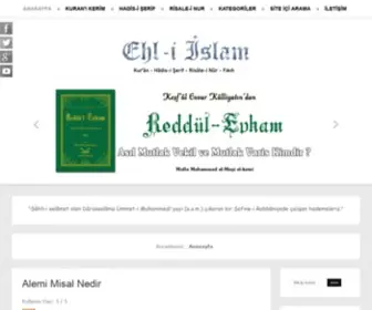 Ehliislam.com(Ehli İslam) Screenshot