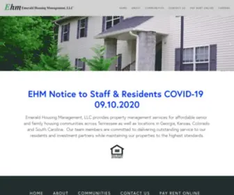 EHMGMT.com(Emerald Housing Partners) Screenshot