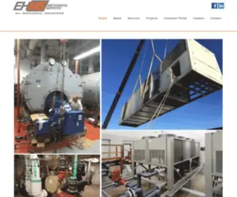Ehmsmechservices.com(All Mechanical Industries) Screenshot