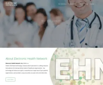 Ehnusa.com(About Electronic Health Network Coordinating care and managing complex workflows) Screenshot