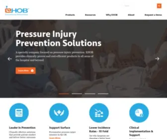 Ehob.com(Pressure Injury Prevention Solutions) Screenshot