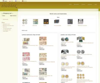 Ehobbex.com(World coins and banknotes) Screenshot