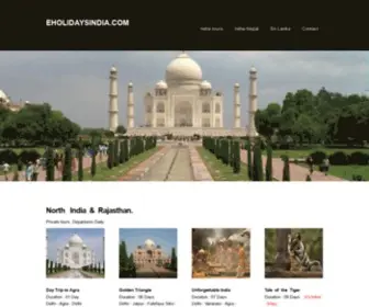 Eholidaysindia.com(India tour) Screenshot