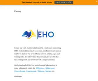 Eho.org(Beginning homeschool) Screenshot