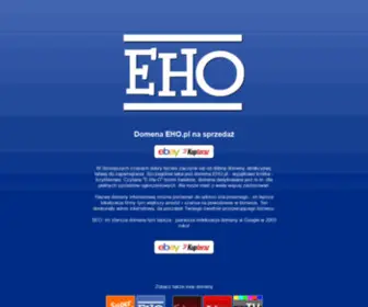 Eho.pl(Domena na sprzeda) Screenshot