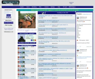 Ehorseracing.com Screenshot