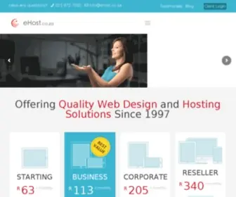 Ehost.co.za(Web Hosting) Screenshot